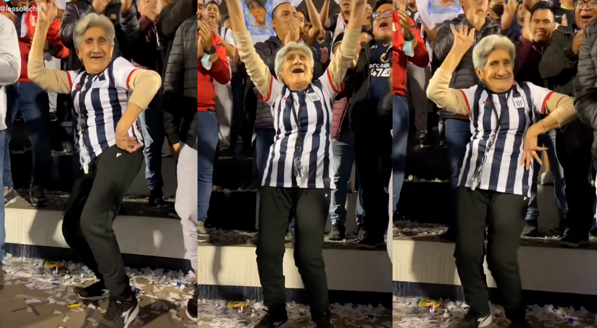 Tiene 74 años es hincha de Alianza Lima y arma la fiesta en las gradas de Matute 