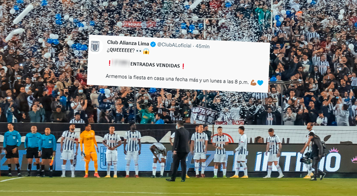 Alianza Lima se emocionó tras vender miles de entradas para partido ante la San Martín