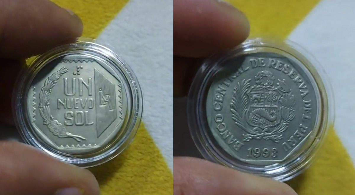 ¡Increíble! Moneda de 1 sol de 1993 se vende en euros y sorprende a peruanos 