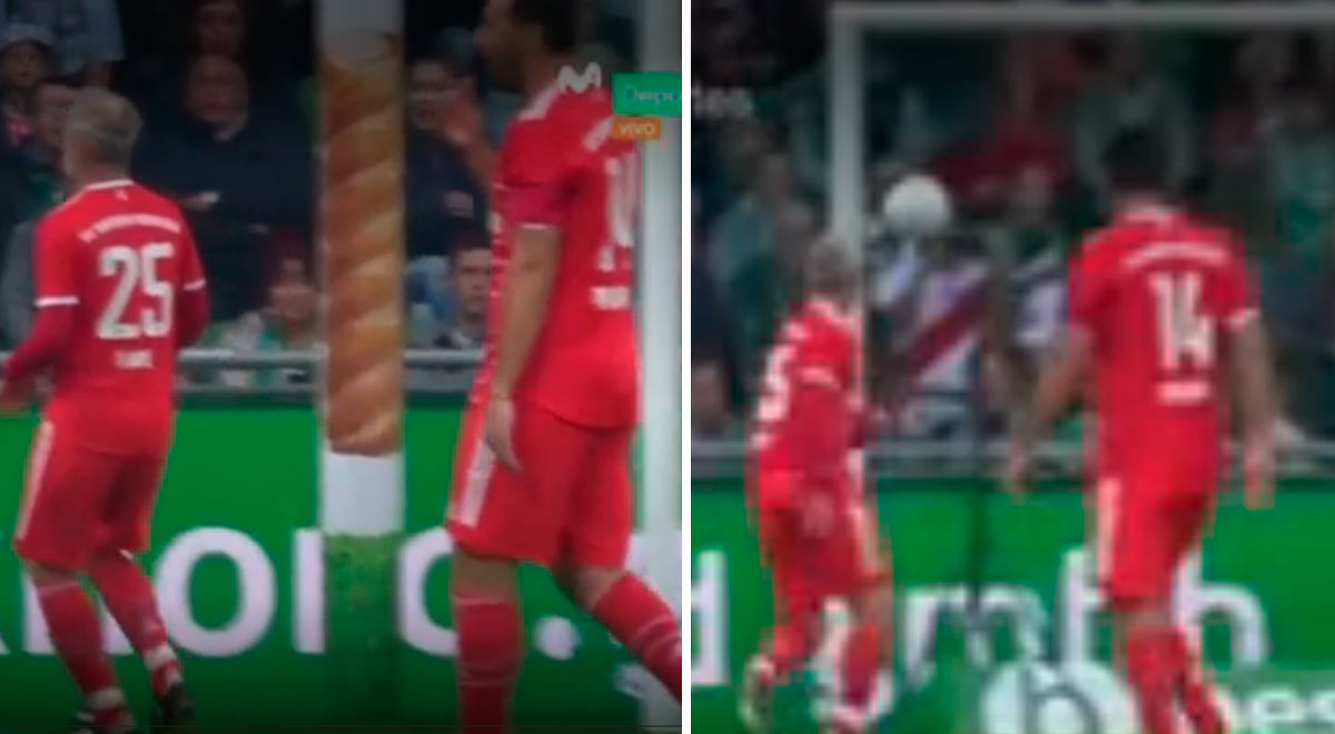 El gesto de Claudio Pizarro luego de ver el autogol de su compañero en el Bayern Múnich