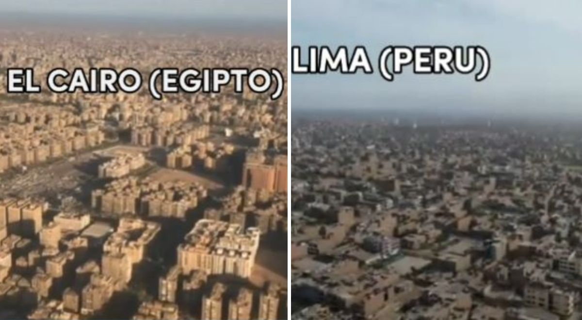 TikTok: usuarios comparan El Cairo con Lima desde tomas áreas y es tendencia 