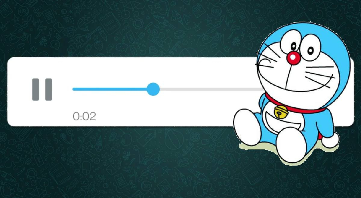 WhatsApp: Así podrás mandar audios con la voz de Doraemon