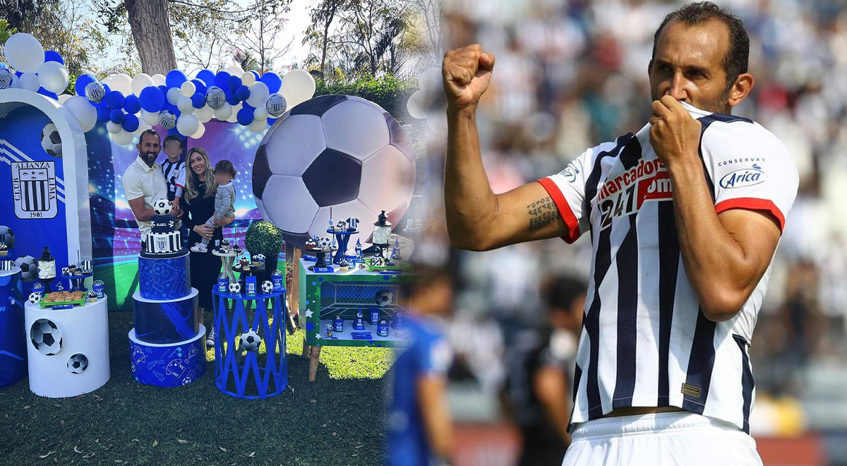 Hijo de Hernán Barcos celebró su cumpleaños con temática de Alianza Lima