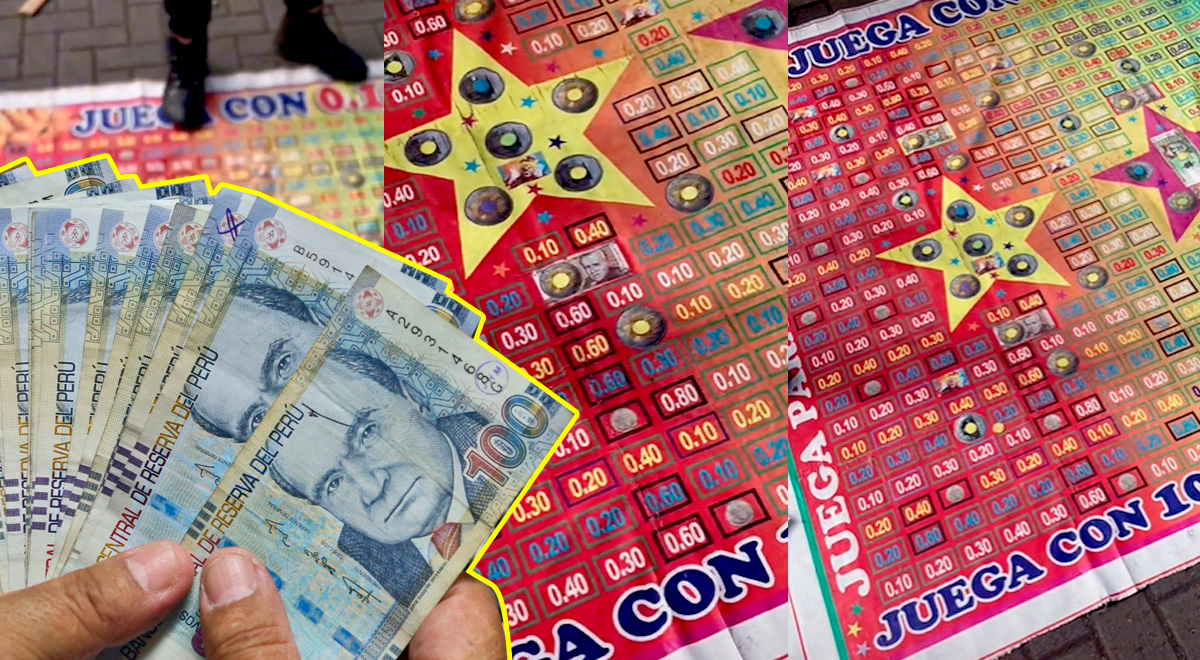 ¿Cuánto gana una persona en el negocio del juego de 'lanza monedas' en las calles de Lima?
