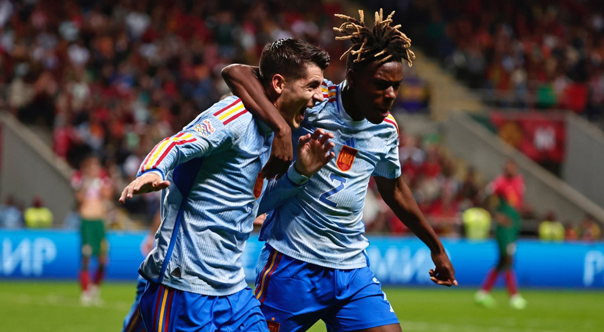 España venció 1-0 a Portugal y se metió al Final Four de la Nations League: resumen