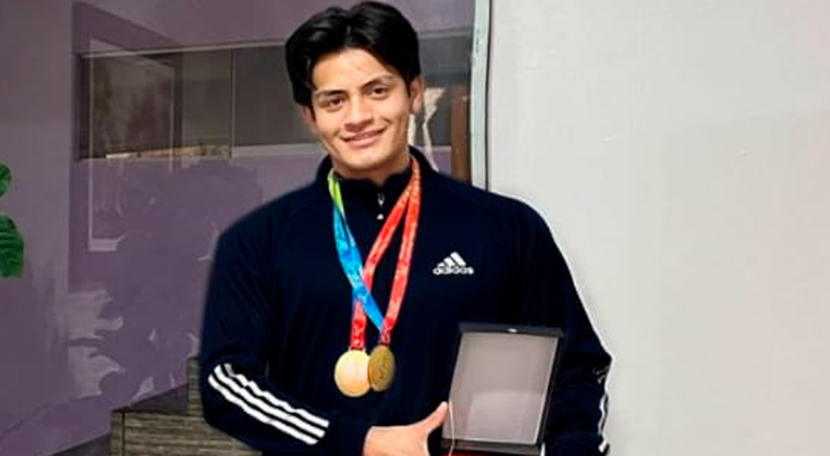 Cañetano se coronó campeón en levantamiento de pesas en la categoría junior