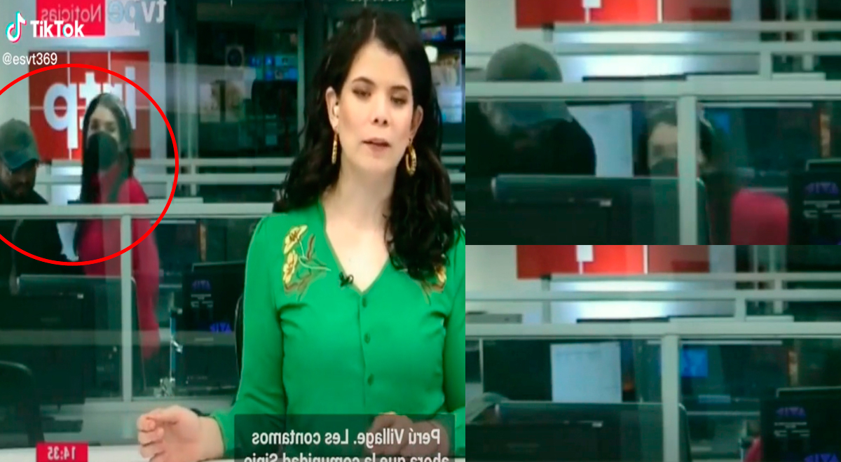 Reporteros de TV Perú son captados en vivo y se escondieron para no arruinar noticiero