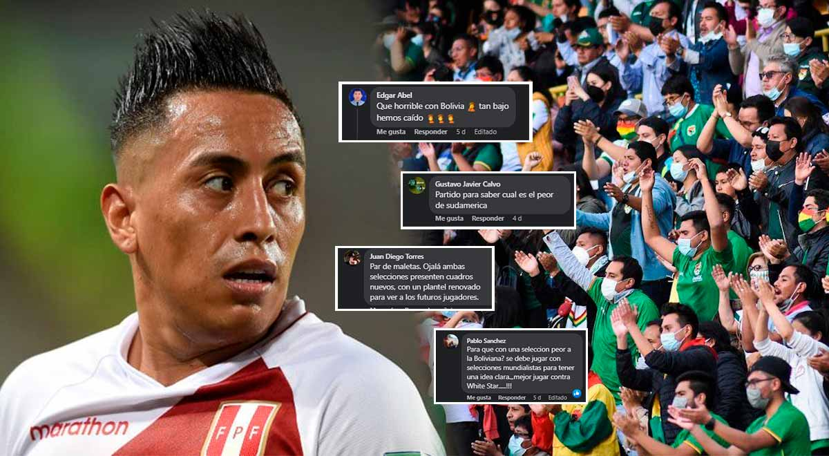 Bolivianos furiosos por el amistoso contra Perú: 