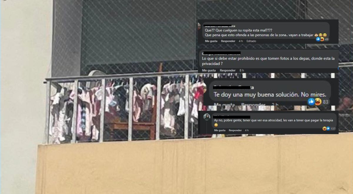 Vecino de Miraflores se queja por ropa tendida en el balcón: 