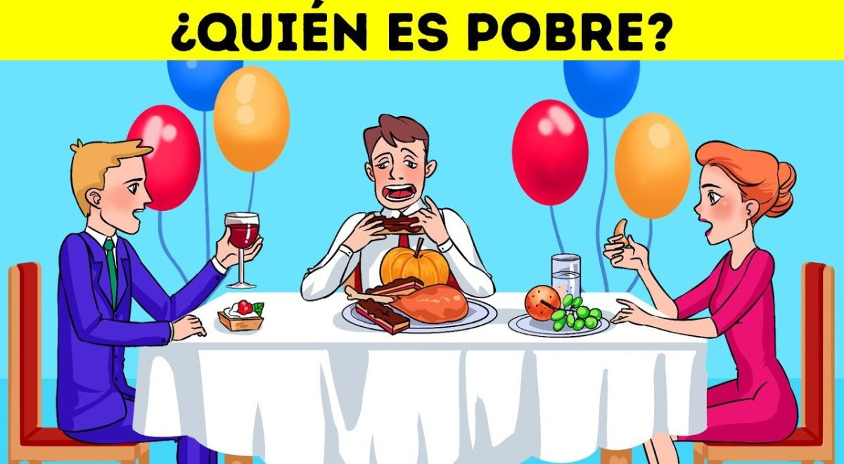 ¿Quién es pobre? Solo el 2% de personas superaron este acertijo en 5 segundos