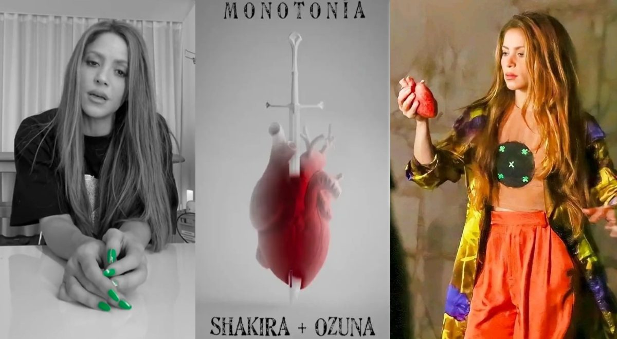 Shakira expresa su dolor con el coro de su próximo hit 'Monotonía' 