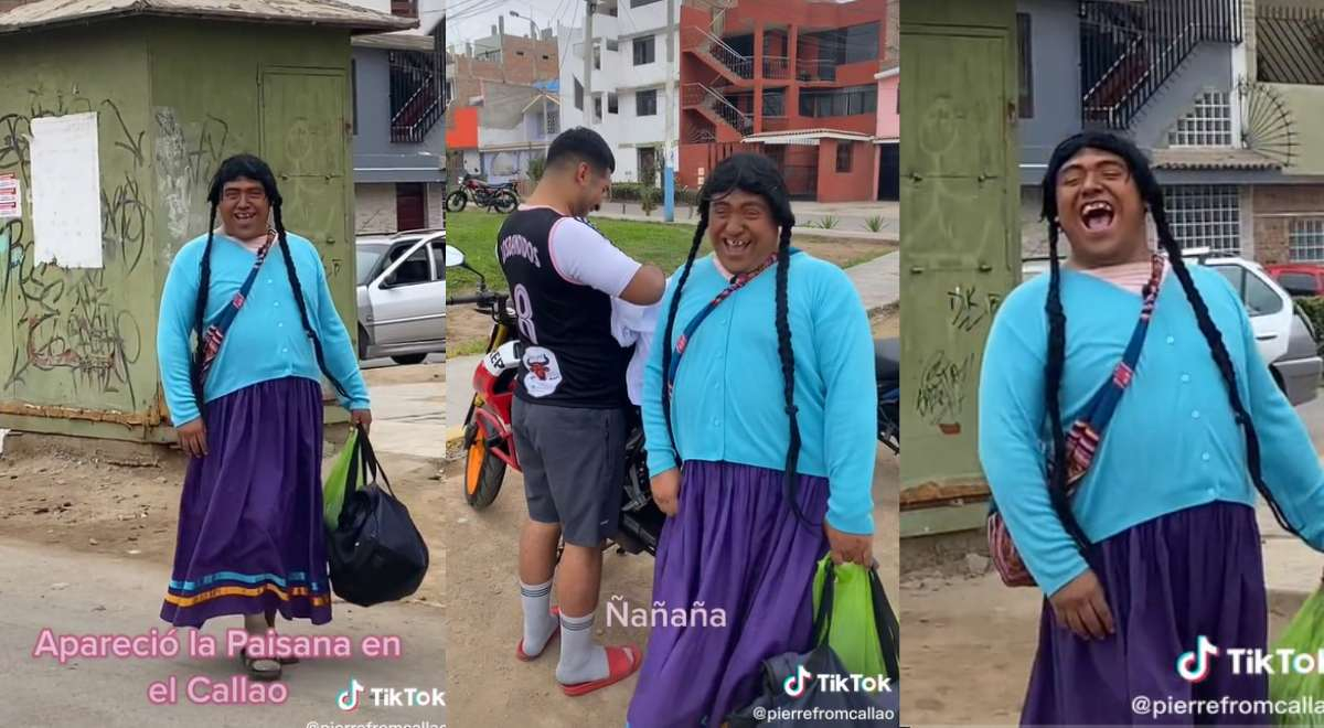 TikTok: imitador de la 'Paisana Jacinta' es tendencia en redes al recorrer calles del Callao
