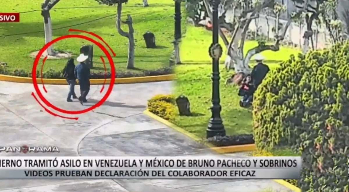 Captan a Pedro Castillo y Lilia Paredes realizando picnic en jardín del Palacio 