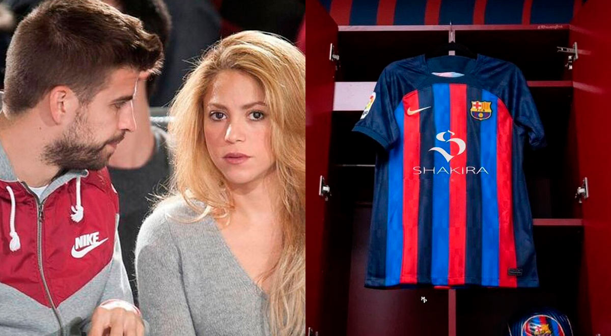 Piqué vestirá camiseta de Barcelona con el nombre de Shakira 