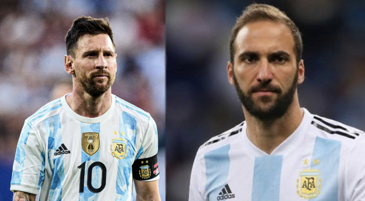 Lionel Messi saca cara por Gonzalo Higuaín: 