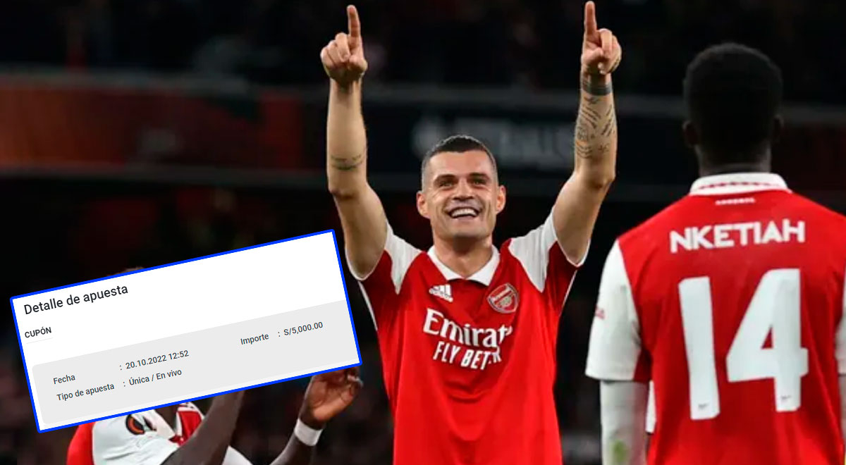 Peruano apostó 5000 soles al triunfo del Arsenal y se volvió 'millonario' en solo 90 minutos