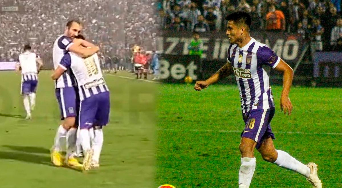 Hernan Barcos and the tremendous gesture of recognition to Óscar Pinto after Alianza Lima's goal.