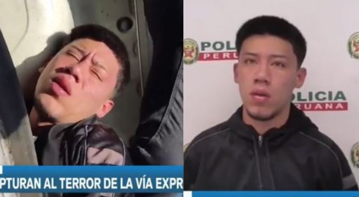 Young captured for robbery revealed that in a week he will work as a security guard in La Victoria.