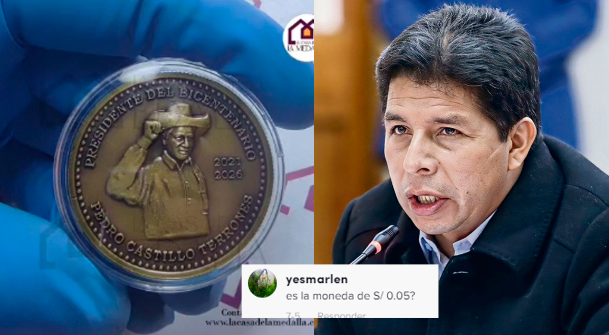 Peruano intenta vender 'moneda' con el rostro de Pedro Castillo y le quieren pagar con Intis