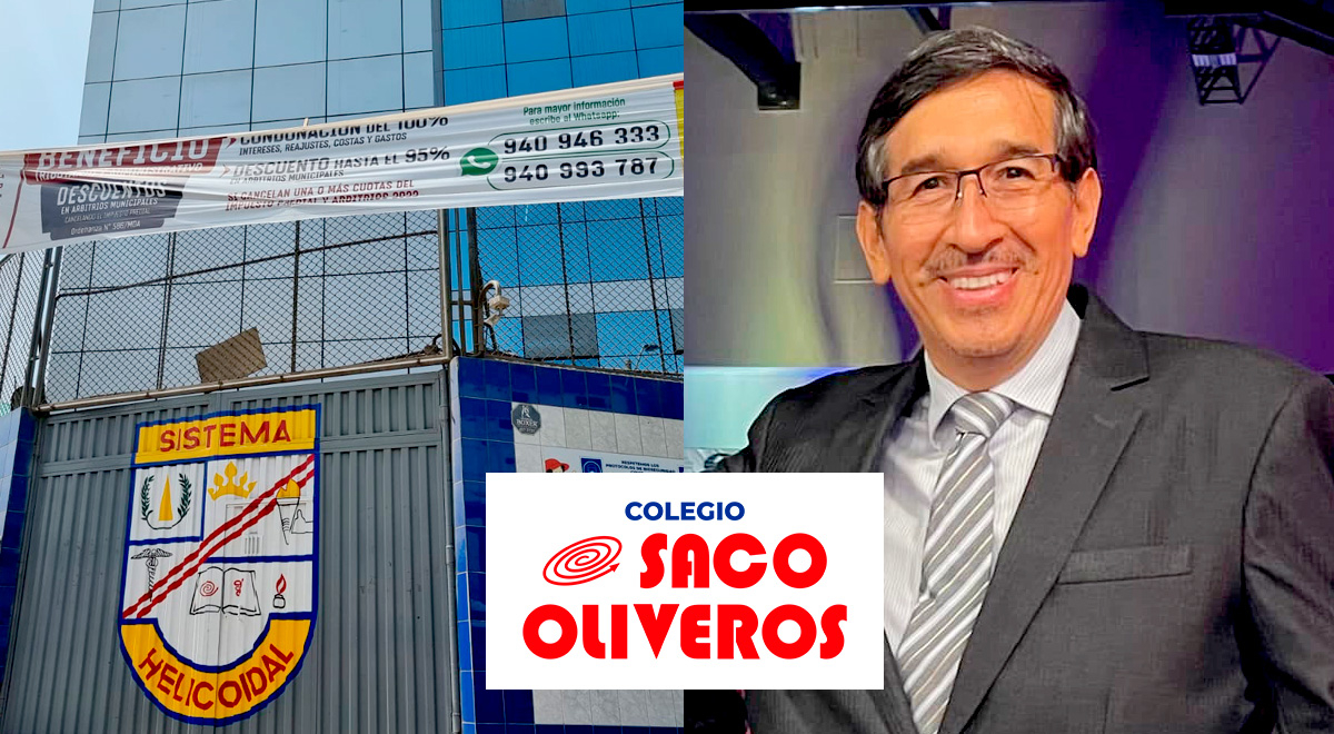 ¿Quién es el director de Saco Oliveros, cadena de colegios y academias en el Perú?