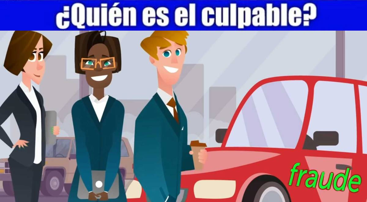 ¿Quién pintó el auto? Identifica al culpable como un verdadero detective en 8 segundos