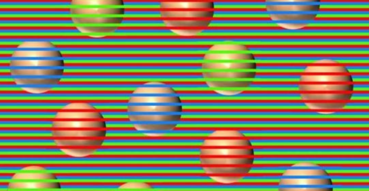 ¿Esferas de un color o de varios colores? Conoce la verdad detrás de esta ilusión óptica