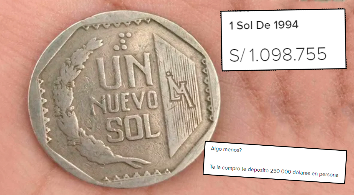 Peruano 'enloquece' y pide más de 1 millón de soles por una moneda de 1994