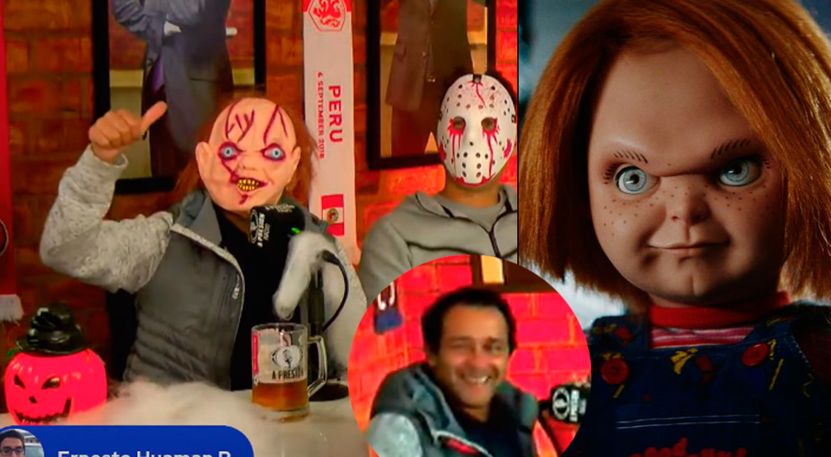 Aldo Olcese dressed up as 'Chucky' and was trolled live: 