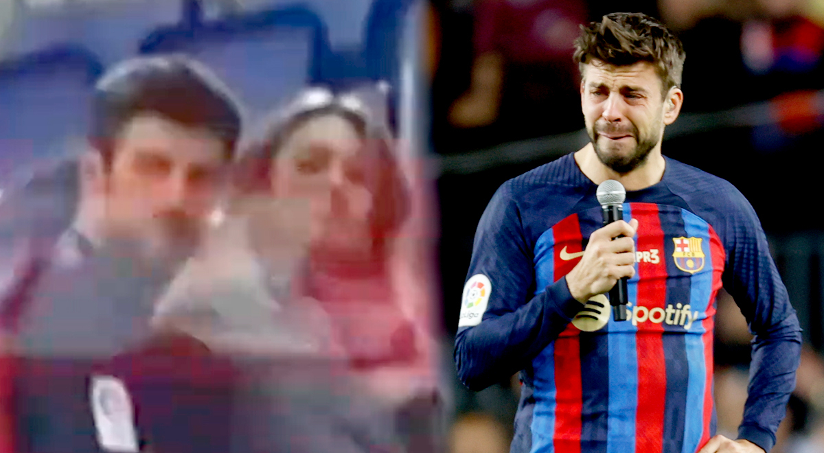 Gerard Piqué se luce cariñoso con Clara Chía luego de su despedida en el Camp Nou