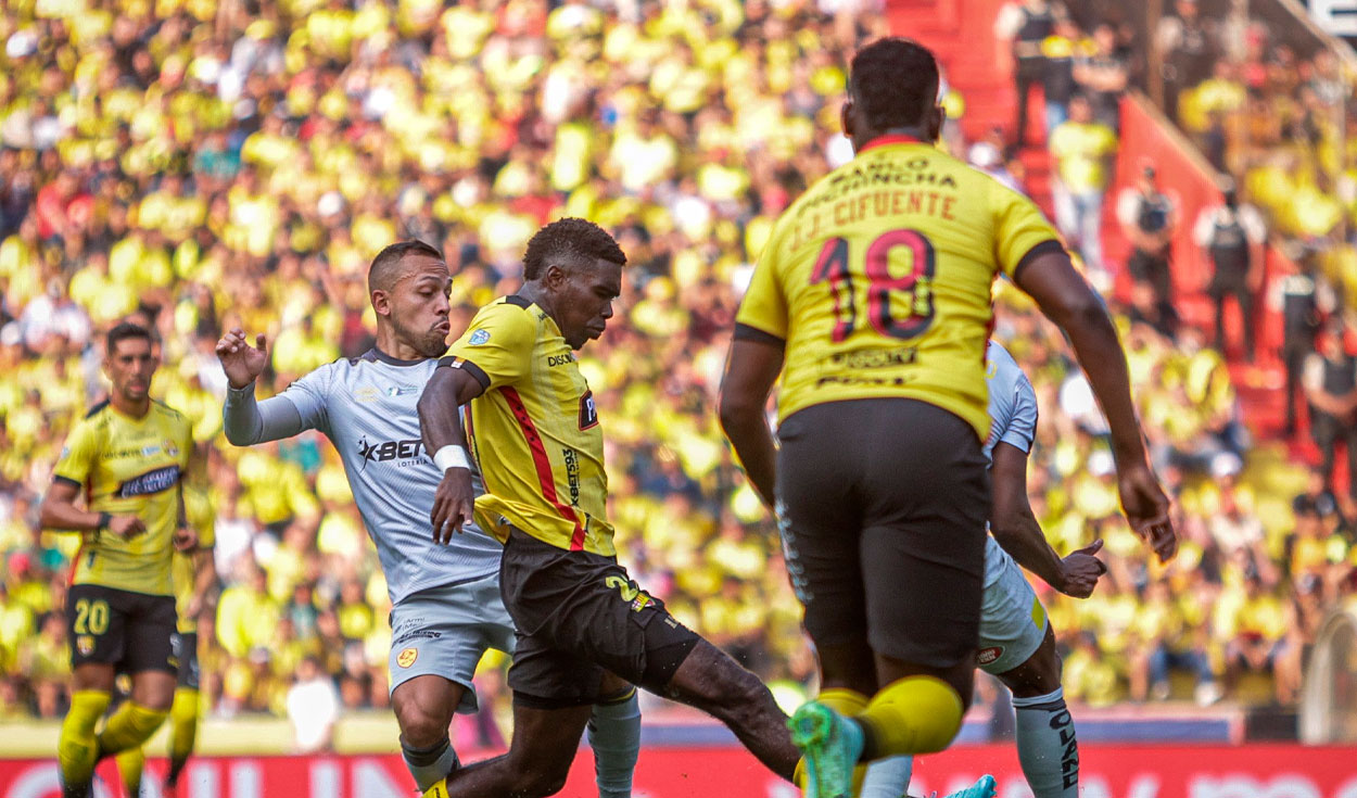 Barcelona loses to Aucas in the first final of the Ecuadorian Pro League.