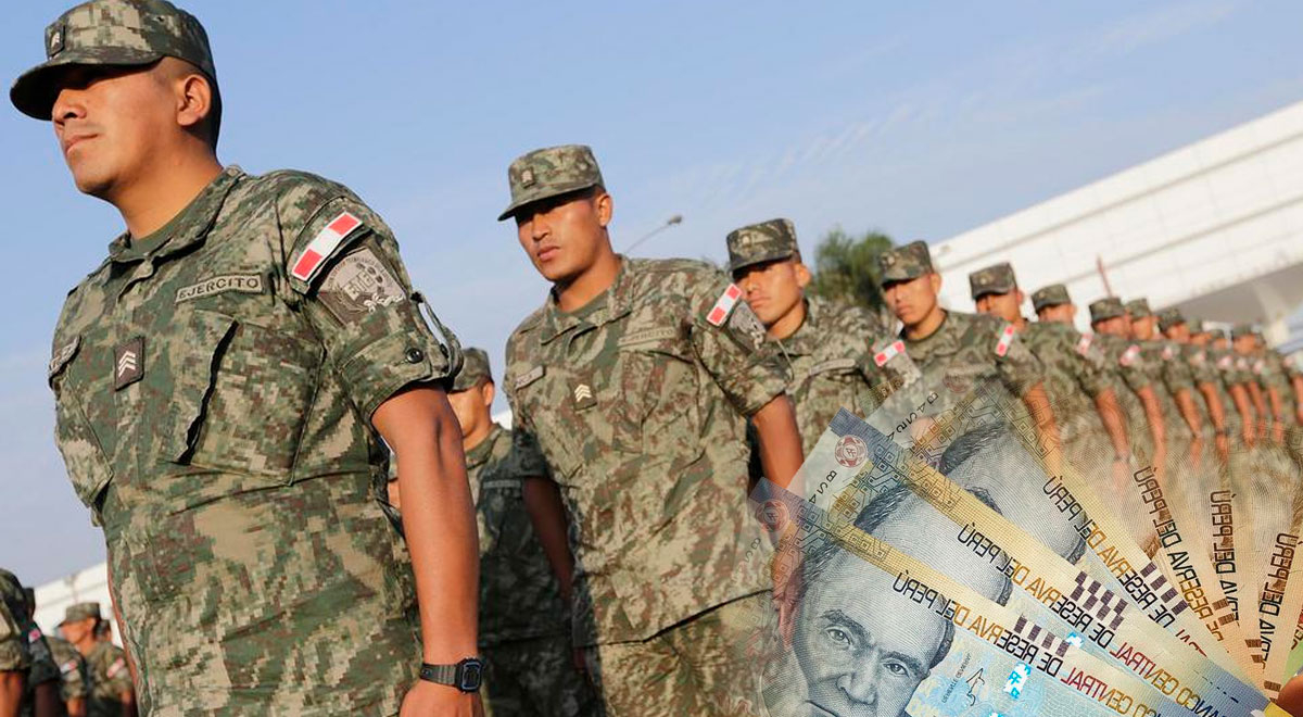 ¿Cuánto gana un militar voluntario en Perú 2022?