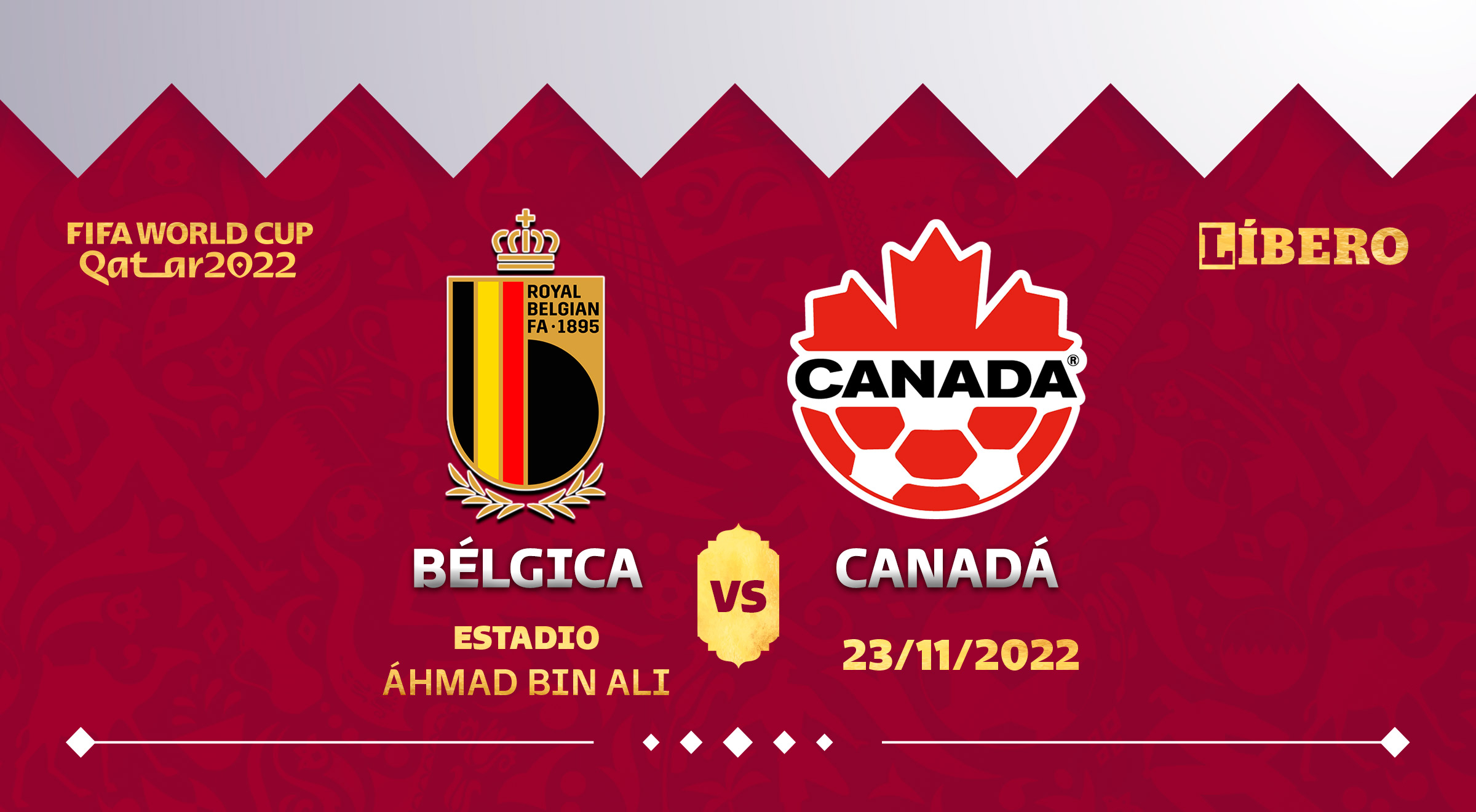 ¿A qué hora juega Bélgica vs. Canadá y dónde ver partido del Mundial Qatar 2022?