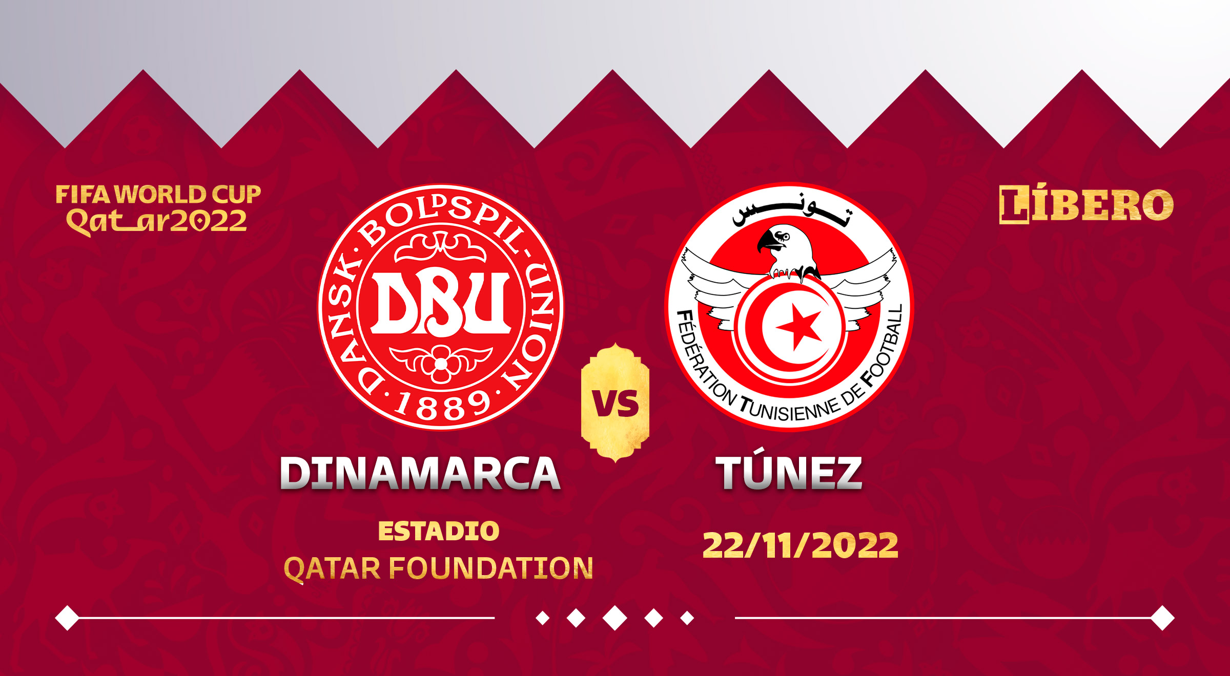Dinamarca vs. Túnez: ¿A qué hora y dónde ver el partido por el Grupo D del Mundial?