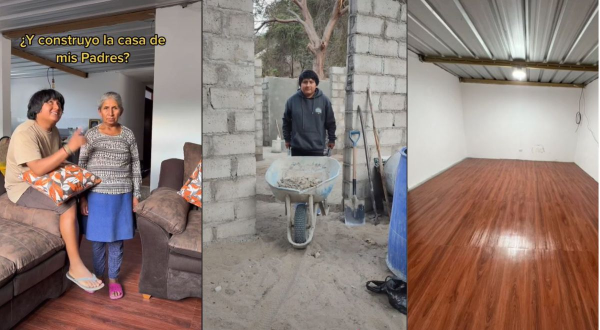 Tiktoker 'Sibenitoo' muestra casa que logró construir para sus padres y es viral