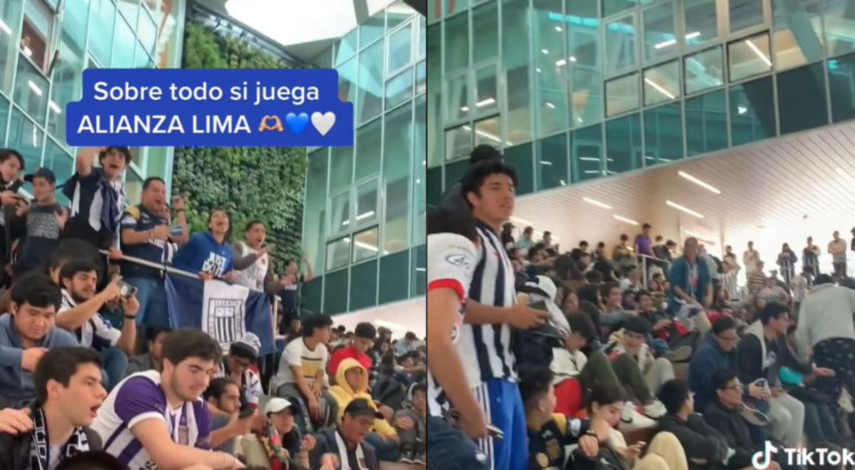 Jóvenes de la U de Lima alentaron a Alianza Lima ante Melgar en pantalla gigante 