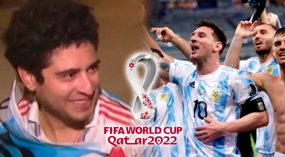 Locura total: hincha duerme en las calles de Qatar con la ilusión de ver a Messi campeón