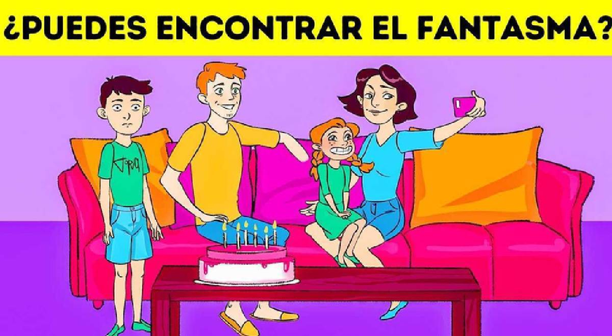 ¿Cuál de ellos es un verdadero fantasma? Solo tendrás 7 segundos para terminar con el misterio