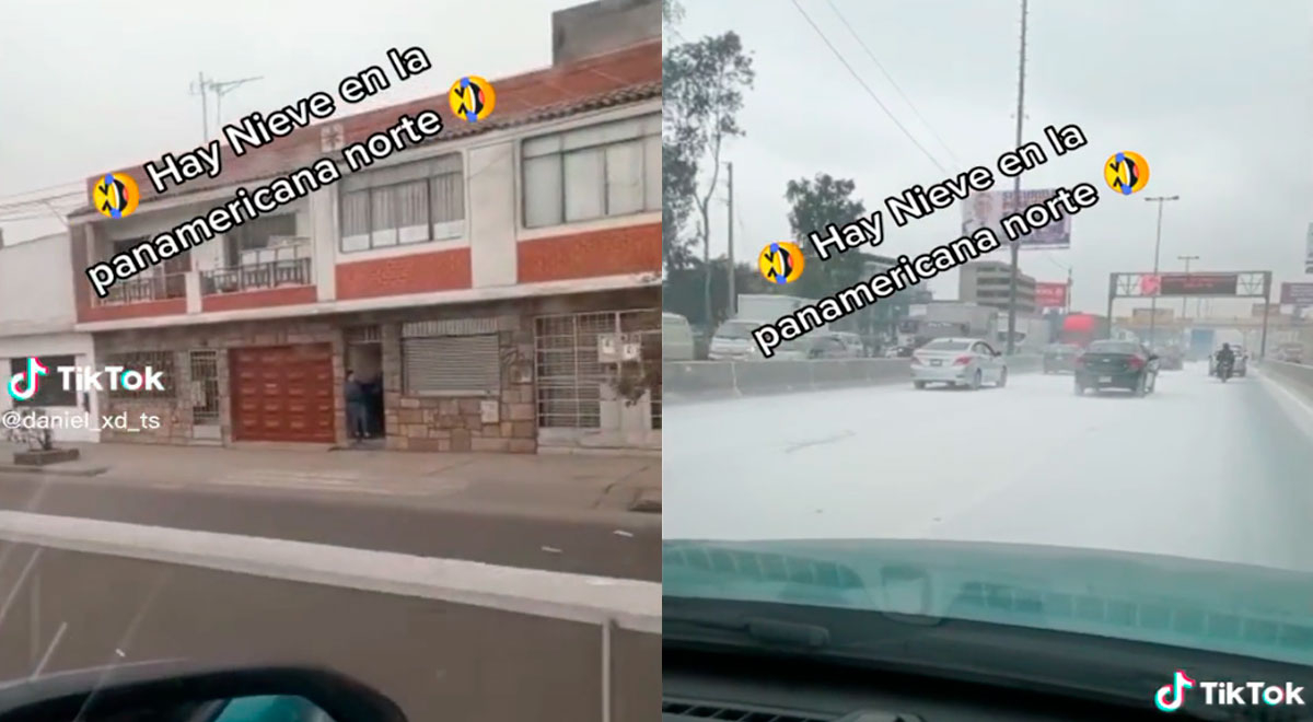 ¿Nieve en la Panamericana Norte? Curioso 'fenómeno' se hace viral y peruanos enloquecen: 