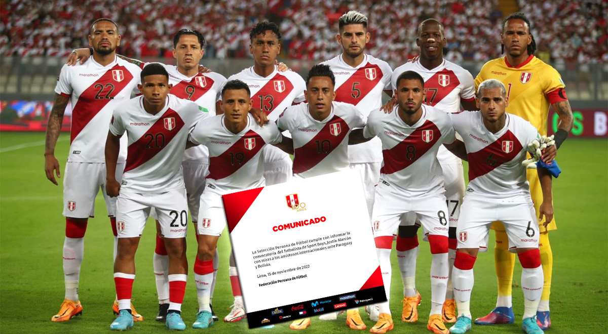 Selección Peruana sorprende con nuevo convocado para partidos con Paraguay y Bolivia