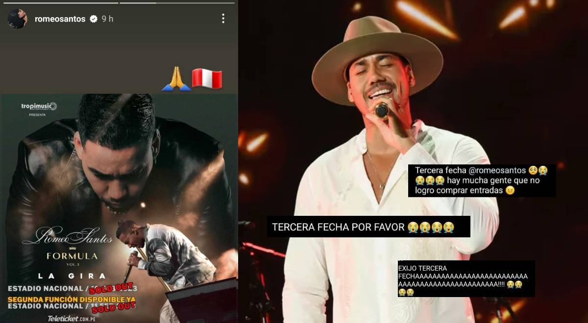 Romeo Santos en Lima: Fans reclaman tercera fecha de show tras el sold out en menos de un día