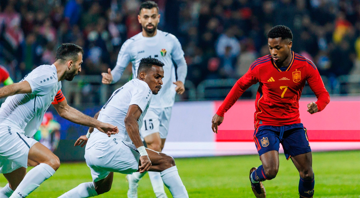 España vs. Jordania: resumen y goles del partido por amistoso internacional