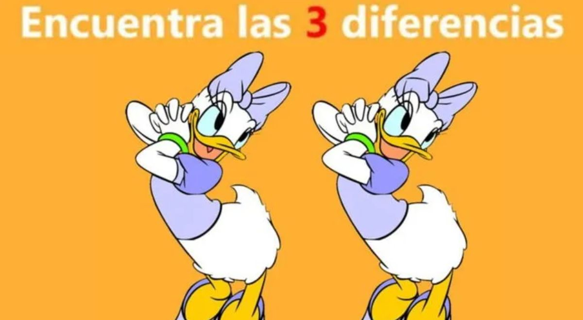 ¿podrás Hallar Las 3 Diferencias En Daysi Demuestra Que Eres Fans De Disney Con Este Reto 