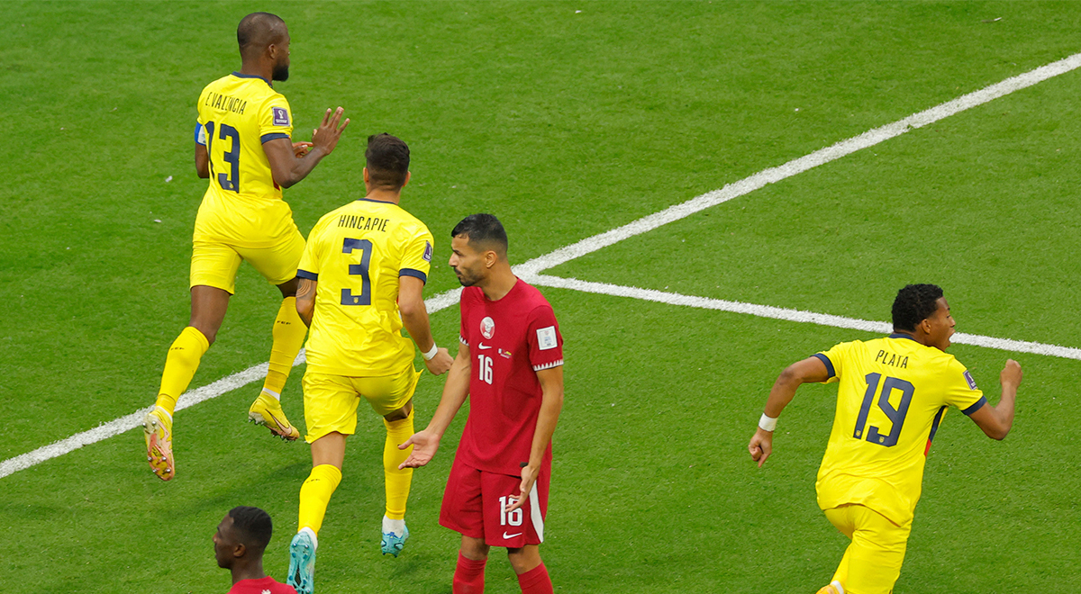 Ecuador debutó en el Mundial 2022 derrotando a Qatar por 2-0