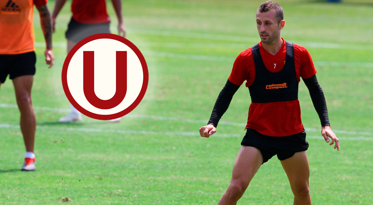 Horacio Calcaterra ya se luce con la camiseta de Universitario en el Monumental 