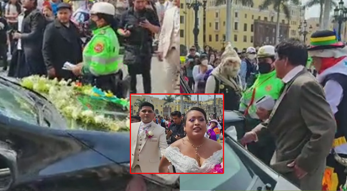 Policía multó a novios el día de su boda y les arruina la celebración: 