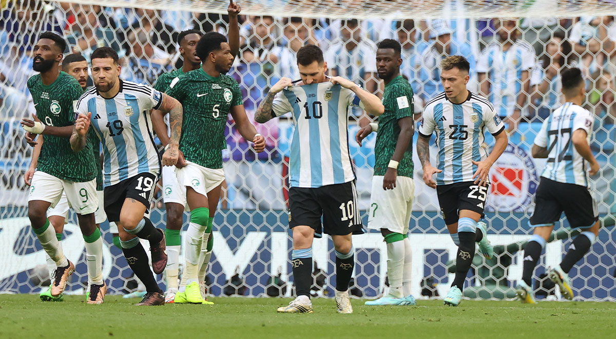 ¡Sorpresa mundial! Argentina perdió en el debut ante Arabia Saudita
