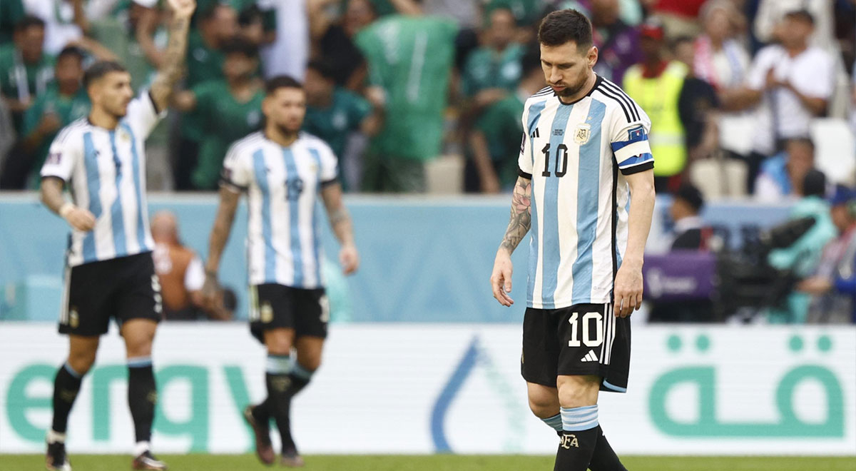 Argentina no pudo ante Arabia Saudita: derrota 1-2 sorprende en el Mundial Qatar 2022