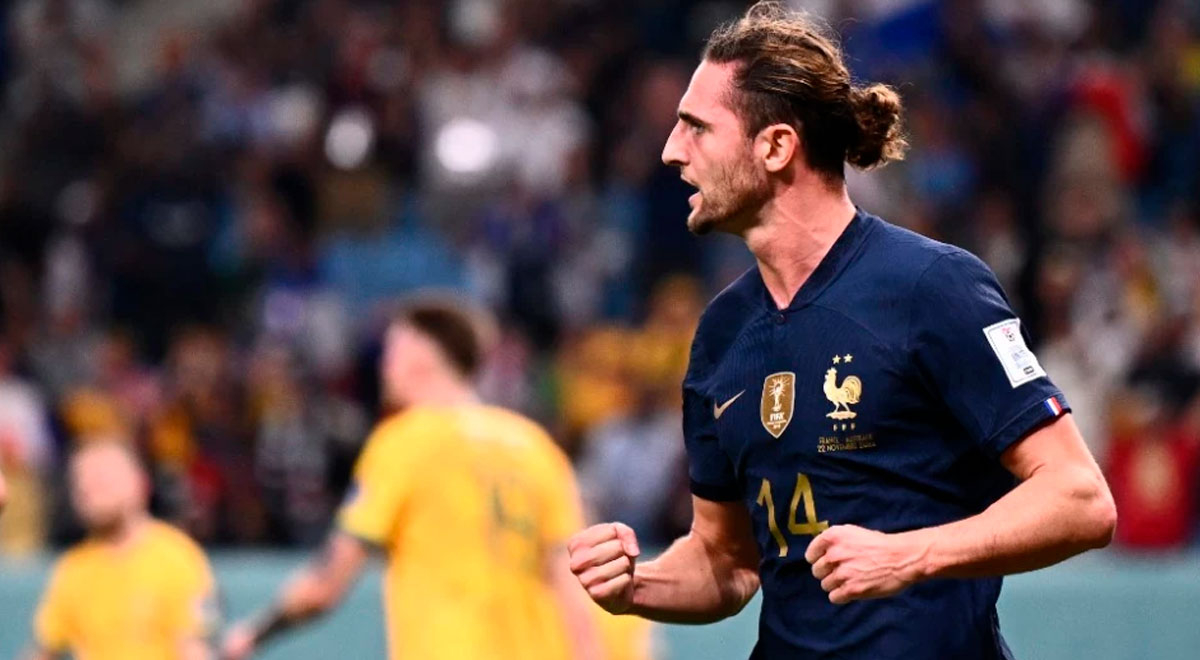 Lo iguala Francia: Rabiot anotó el 1-1 ante Australia con certero cabezazo