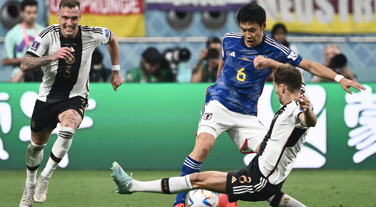 Japón se impuso por 2-1 contra Alemania en el Mundial Qatar 2022