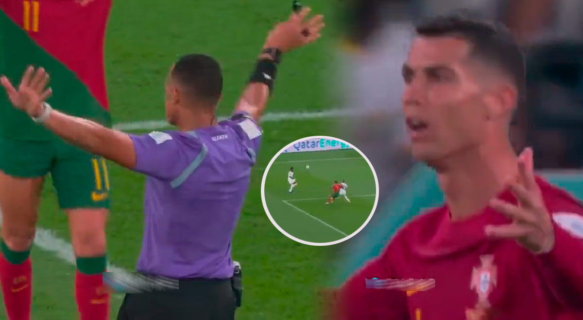 Cristiano Ronaldo anotó un golazo para Portugal y el árbitro lo anuló al cobrar polémica falta